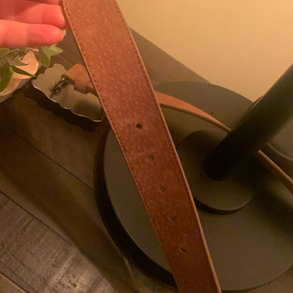 Genuine Leather Southwestern Belt Size S/M - Picture 8 of 12